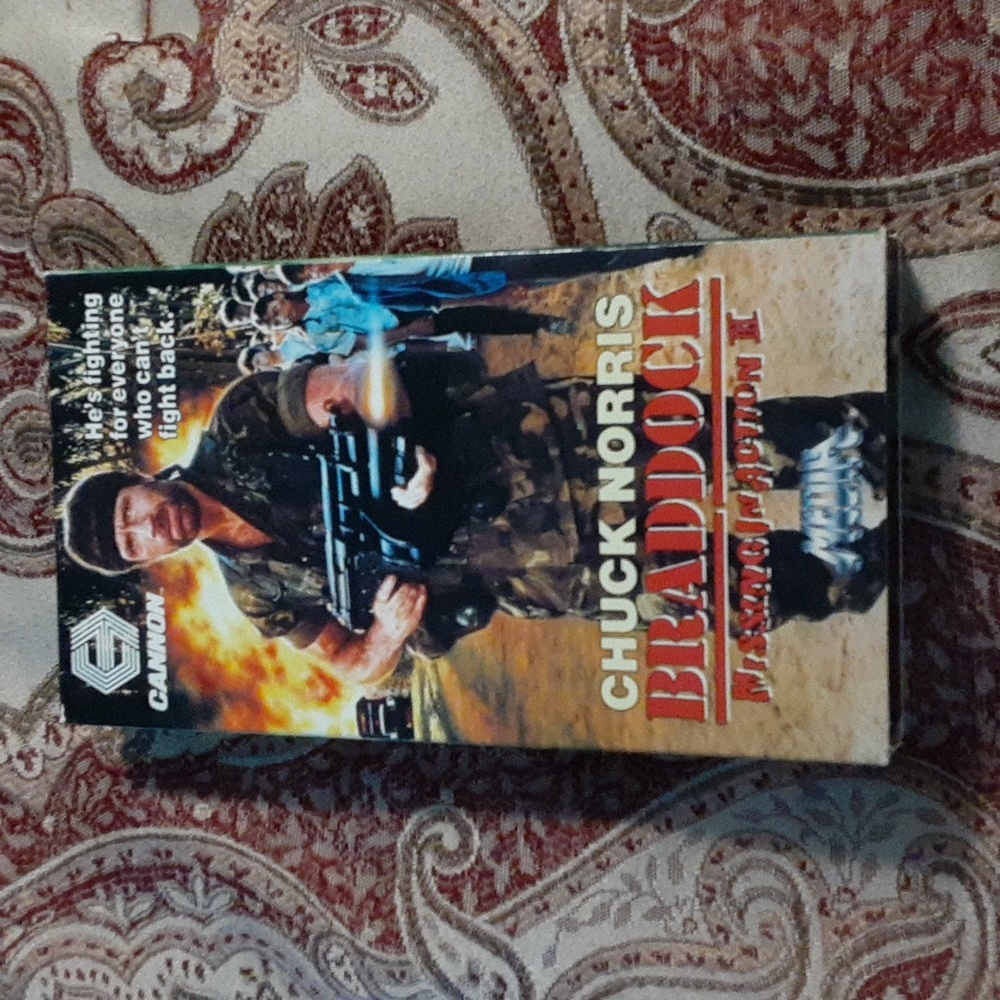 Chuck Norris Braddock: Missing in Action III vhrs tape - Picture 2 of 4